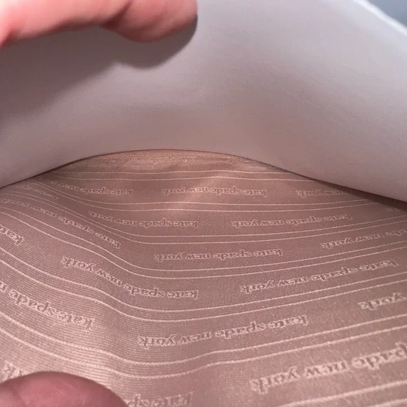 Kate Spade Pink Tote Bag with detachable clutch and dust bag. - Picture 10 of 11